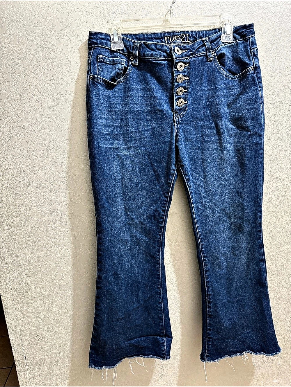 Rue21 Boot Cut Jeans Blue Waist 12